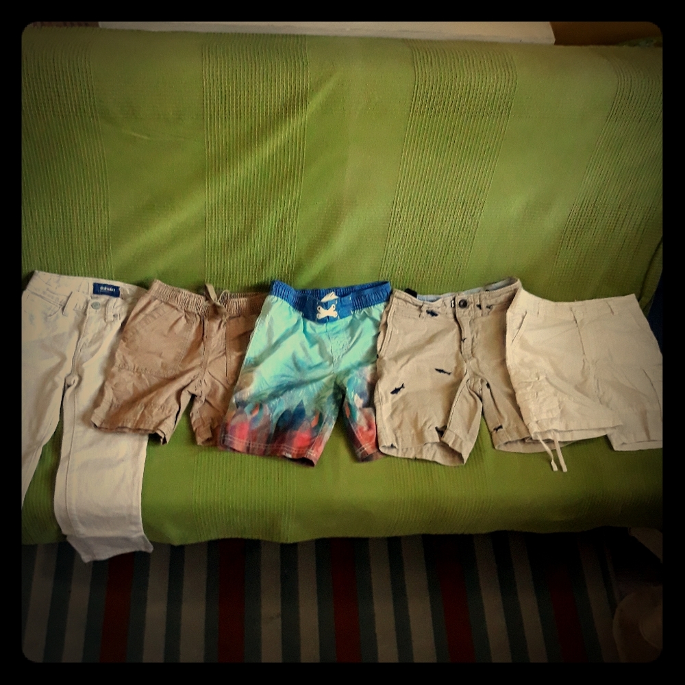 5 pairs of boys shorts